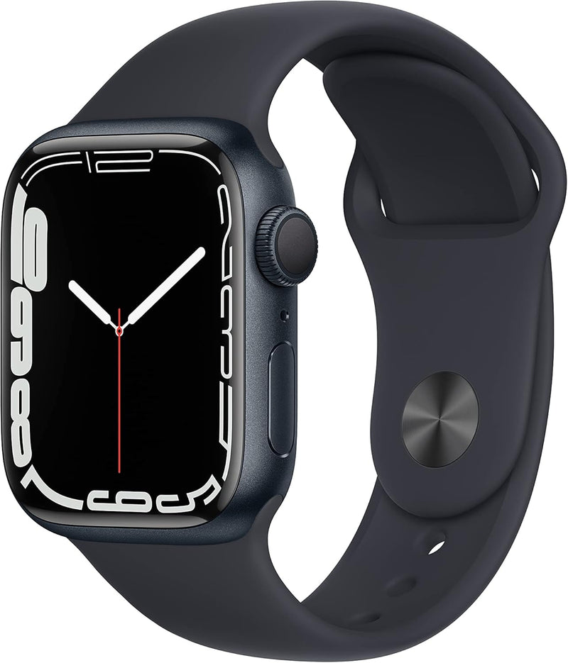 Apple Watch Series 7 - 41mm GPS - Midnight Aluminum - Renewed — main product image