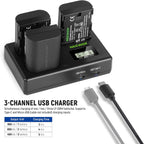 Neewer 10101015 LP-E6NH Battery Charger Kit