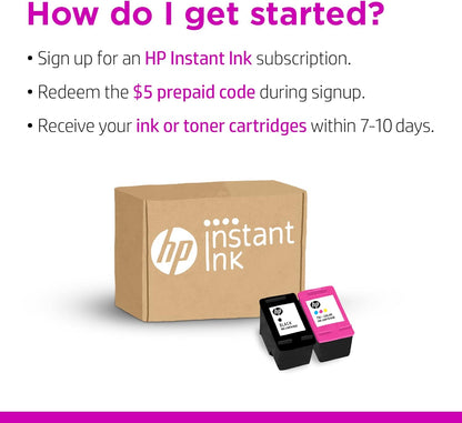 HP Instant Ink $5 Prepaid Code for Ink & Toner