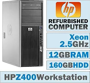 HP Z400 Workstation Xeon W3505 12GB 160GB HDD — main product image