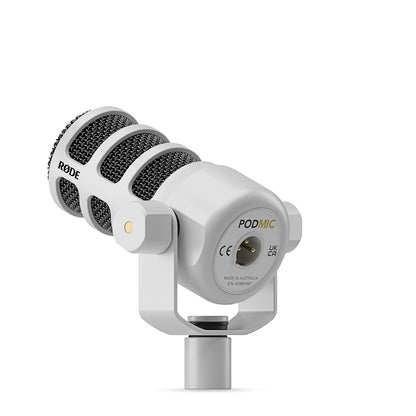Rode PODMICW White Dynamic Broadcast Microphone