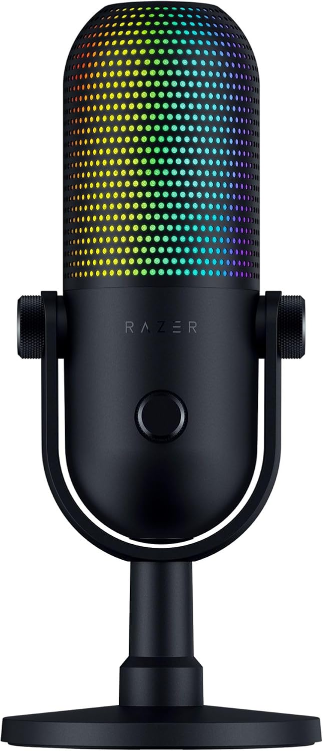 Razer RZ19-05060100-R3U1 Seiren V3 Chroma RGB Streaming Microphone