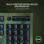 Razer RZ03-03260200-R3U1 BlackWidow V3 Green Switch Keyboard (Renewed)