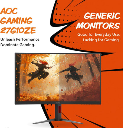 AOC 27G10ZE 27" 260Hz FHD Gaming Monitor