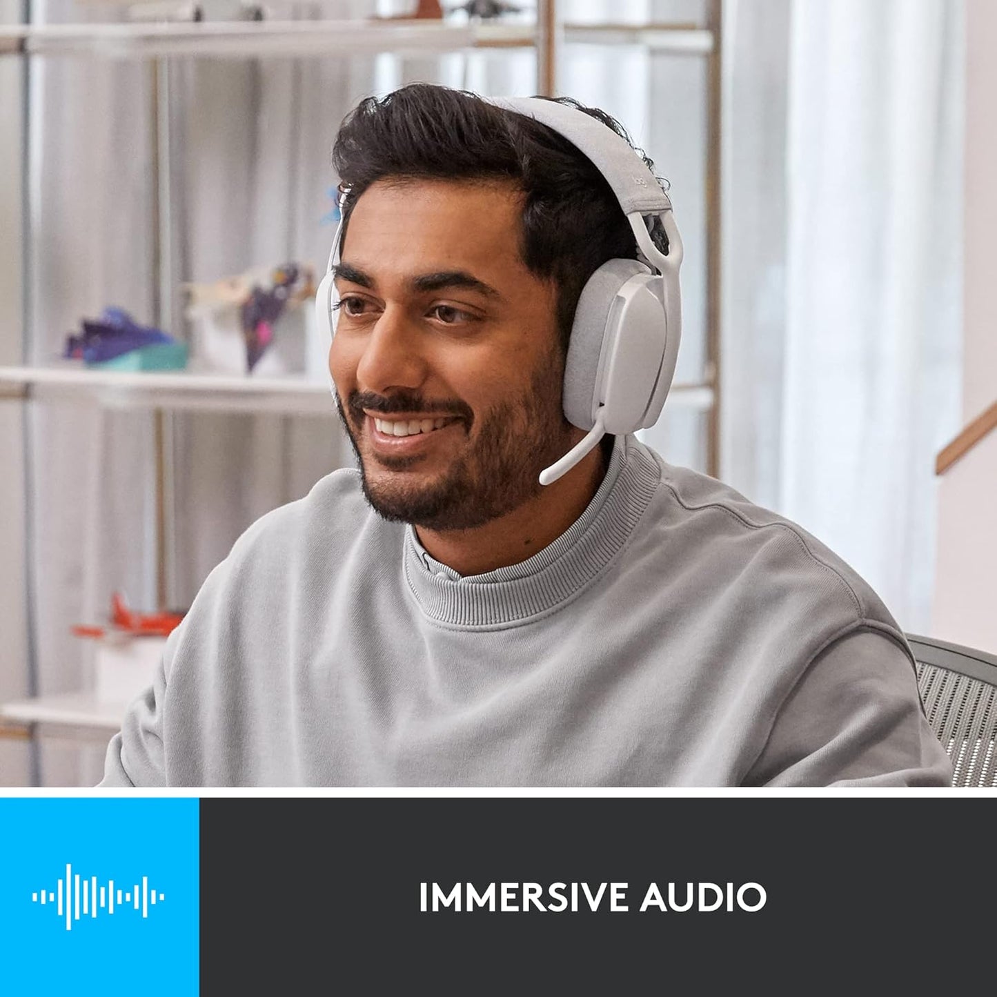 Logitech VIBE 100 Wireless Noise-Canceling Bluetooth Headphones