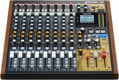 Tascam Model 12 All-in-One Digital Multitrack Recorder Bundle