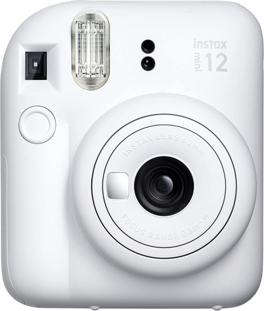 Fujifilm INS MINI 12 Clay White Instant Camera