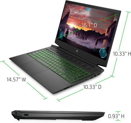 HP Pavilion 16.1" i7-10750H 8GB RAM 512GB SSD GTX 1650Ti Gaming Laptop