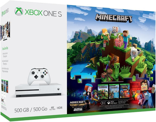 Microsoft ZQ9-00288 Xbox One S 500GB Minecraft Bundle