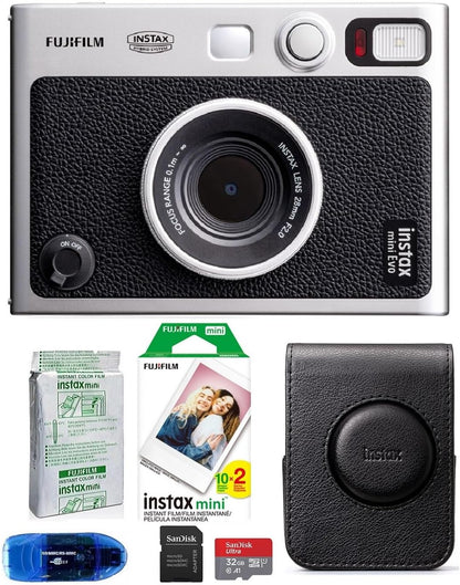 Fujifilm Mini EVO INSTAX Mini Hybrid Instant Camera Bundle