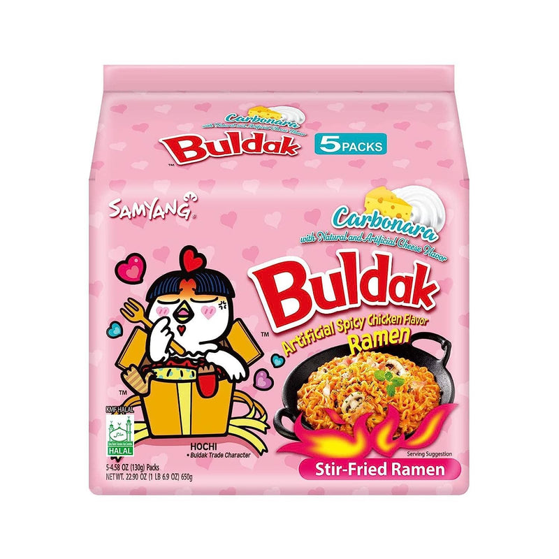 Samyang Buldak Carbonara Spicy Ramen 5-Pack — main product image