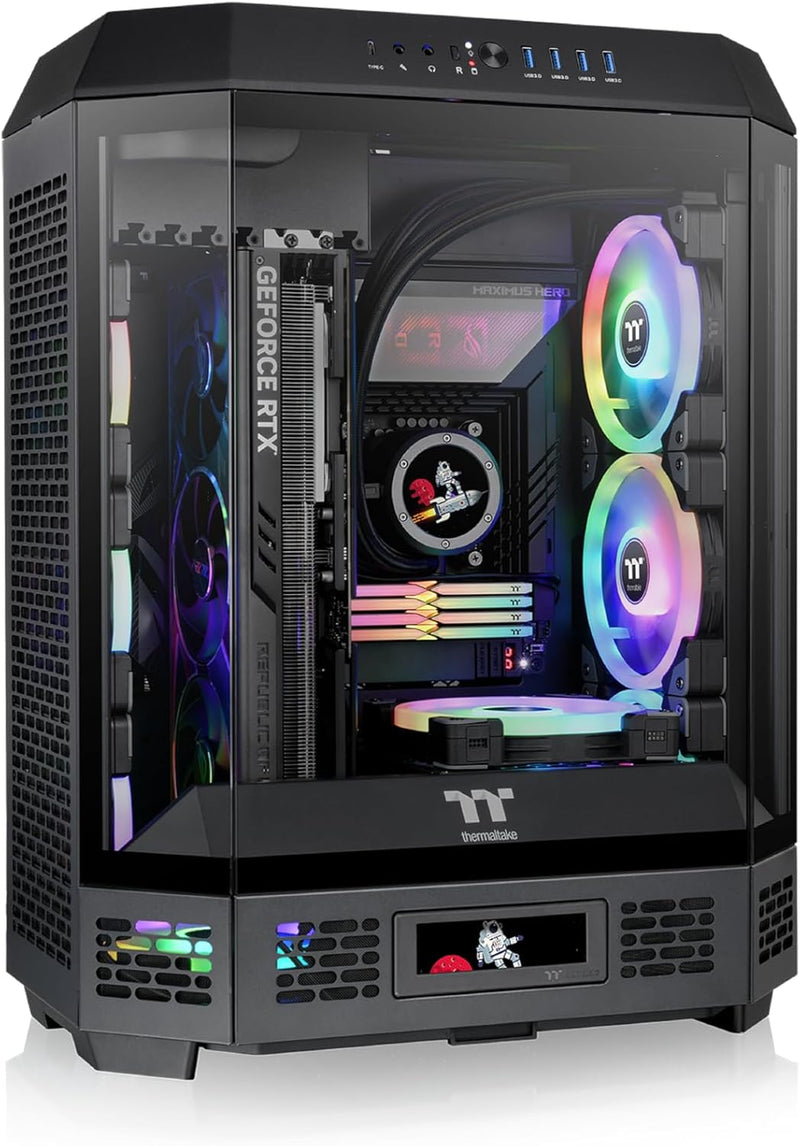 Thermaltake CA-1Z1-00M1WN-00 Tower 600 Black Mid-Tower ATX Case — main product image