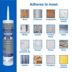 GE GE012A Clear All Purpose Window & Door Sealant
