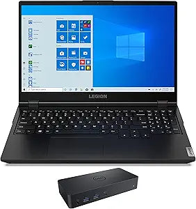 Lenovo 82K00045US Legion 5 Gaming Laptop with D6000 Dock