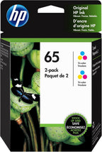 HP 65 Tri-Color Ink Cartridge 2-Pack