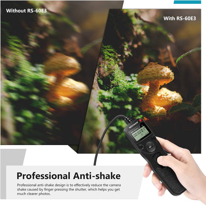 Neewer 10000374 LCD Timer Shutter Remote Control for Canon/Pentax