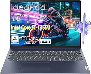Lenovo IdeaPad 16" Touch Laptop - i7-1355U, 16GB, 1TB SSD, Stylus