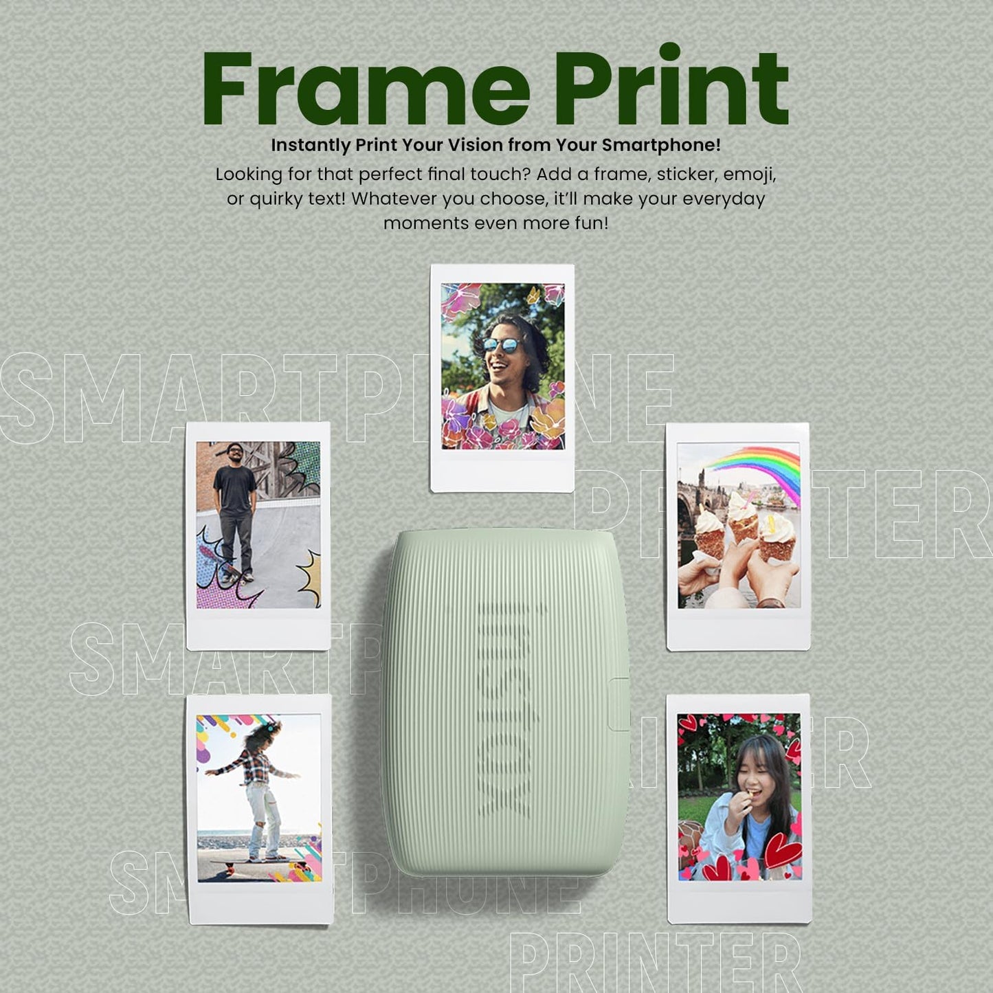 Fujifilm INSTAX Mini Link 3 Smartphone Printer Film Bundle