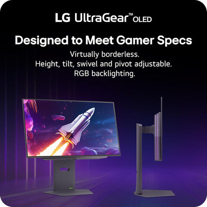 LG 27GX790A-B 27" 480Hz OLED Ultragear Gaming Monitor