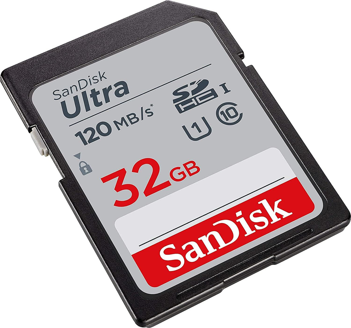 SanDisk SDHC SD Ultra 32GB 120MB/s Memory Card Reader Bundle