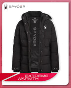 Spyder Girls' Long Length Puffer Jacket - Warm Winter Coat