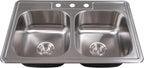 MSI AMZ-STLSNKS-0012 Stainless Steel Kitchen Sink Double Bowl