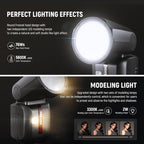 Neewer Z2-C 2.4G TTL Round Head Flash for Canon