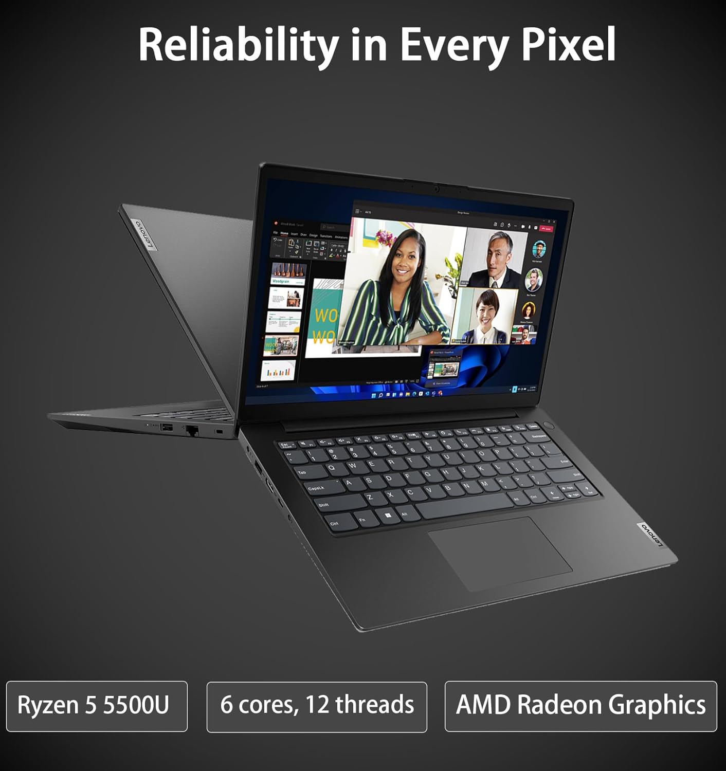 Lenovo V14 Laptop Ryzen 5 FHD Business Laptop
