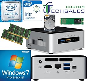 Intel NUC6i5SYH Mini PC i5 8GB 1TB SSD Windows 7 Pro