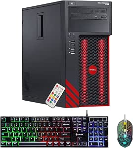 Dell Precision Gaming PC, i7, 16GB RAM, 512GB SSD, WiFi (Renewed)