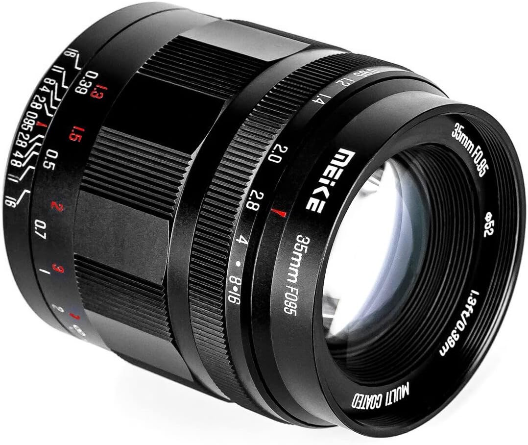 Meike 35mm f/0.95 Lens - MFT Mount Manual Focus