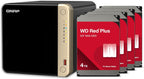 QNAP TS-464-8G 12TB NAS Preconfigured RAID 5 WD Red Plus