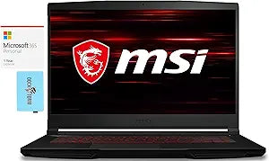 MSI GF63 Thin 11UC RTX 3050 Gaming Laptop + MS 365