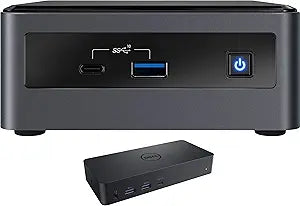 Intel BXNUC10I5FNHN1-4337-227784 NUC i5 Mini PC, D6000 Dock