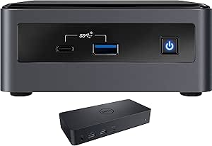 Intel BXNUC10I5FNHN1 Mini PC - i5-10210U, 16GB, 1TB SSD+HDD, Win11 Pro