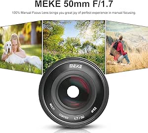 Meike 50mm f/1.7 RF Mount Manual Focus Lens — main product image