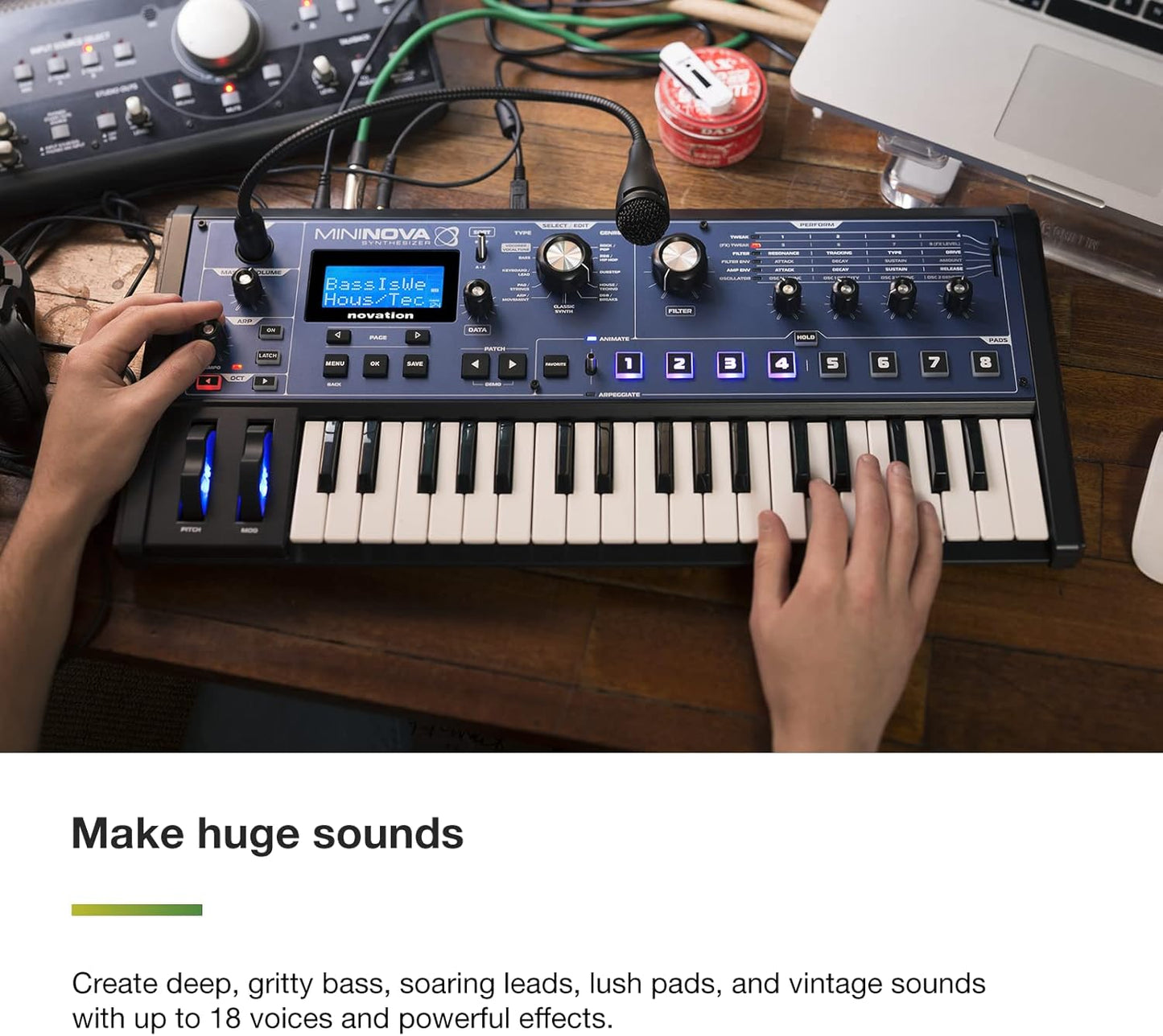 Novation MiniNova 37-Key Analog Modelling Synth