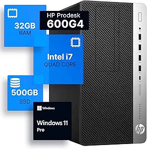 HP ProDesk 600G4 i7 Tower PC - Windows 11 Pro (Renewed) — main product image