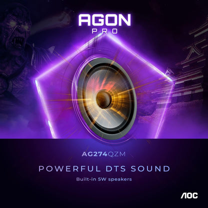 AOC AG274QZM 27" 240Hz QHD G-SYNC Gaming Monitor