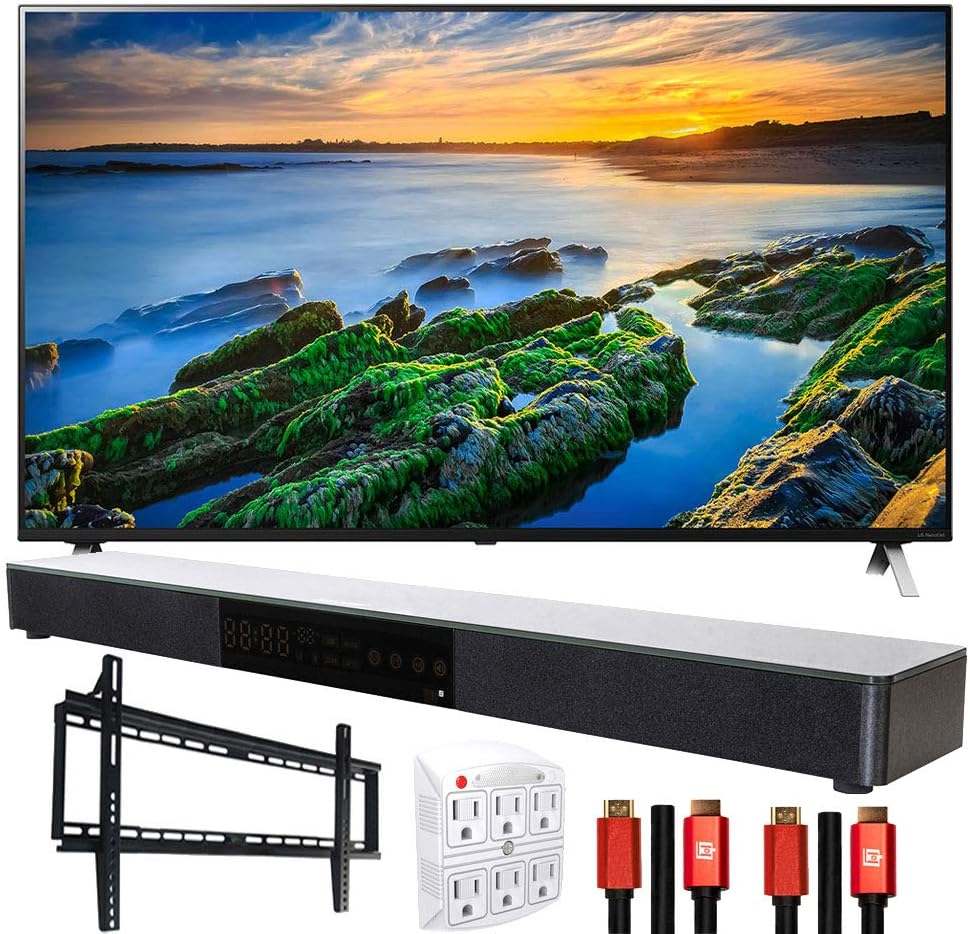 LG E2LG55NANO85 55" Nano 8 4K UHD TV + Soundbar Bundle