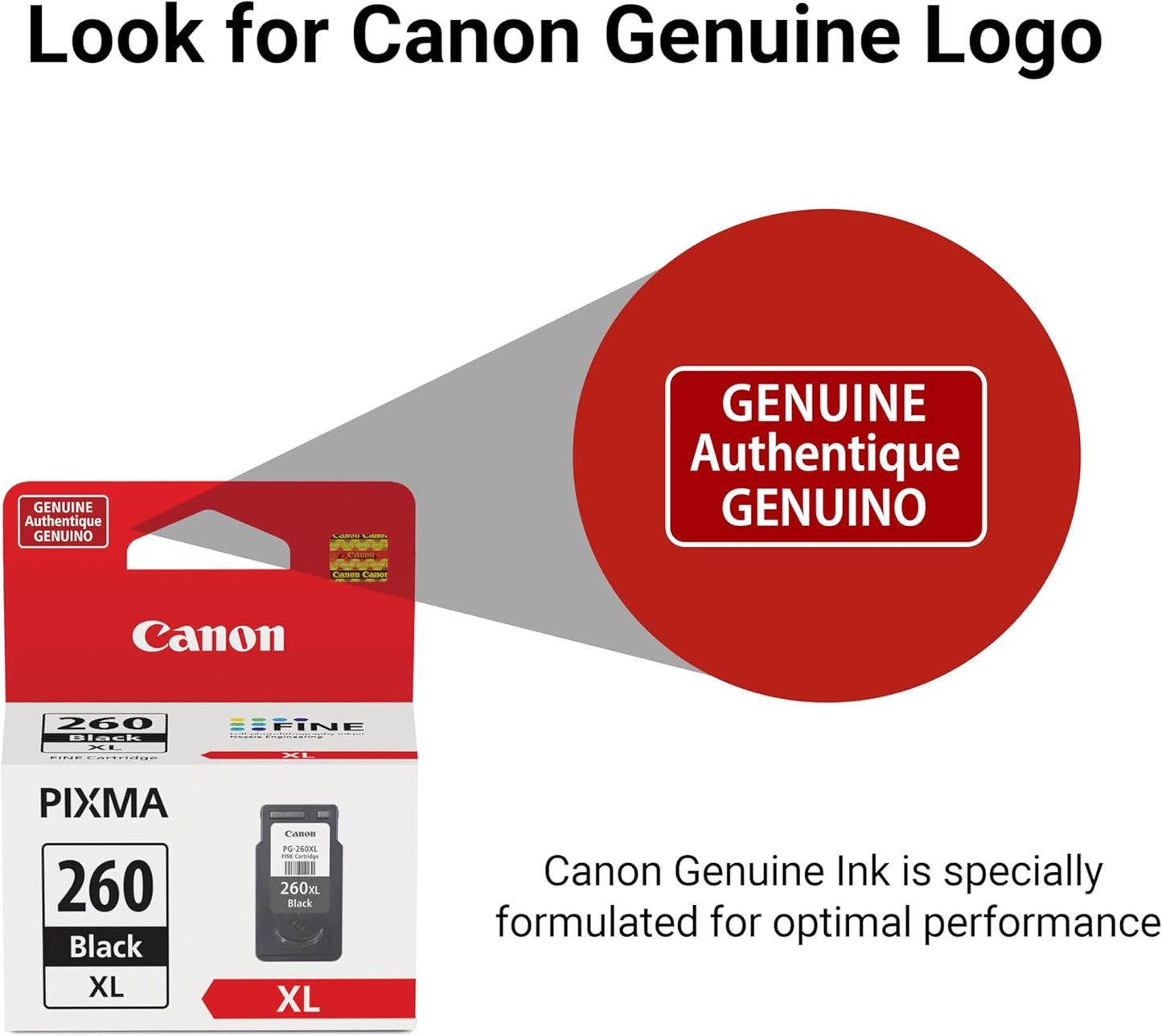 Canon 3706C001 PG-260 XL Black Ink Cartridge