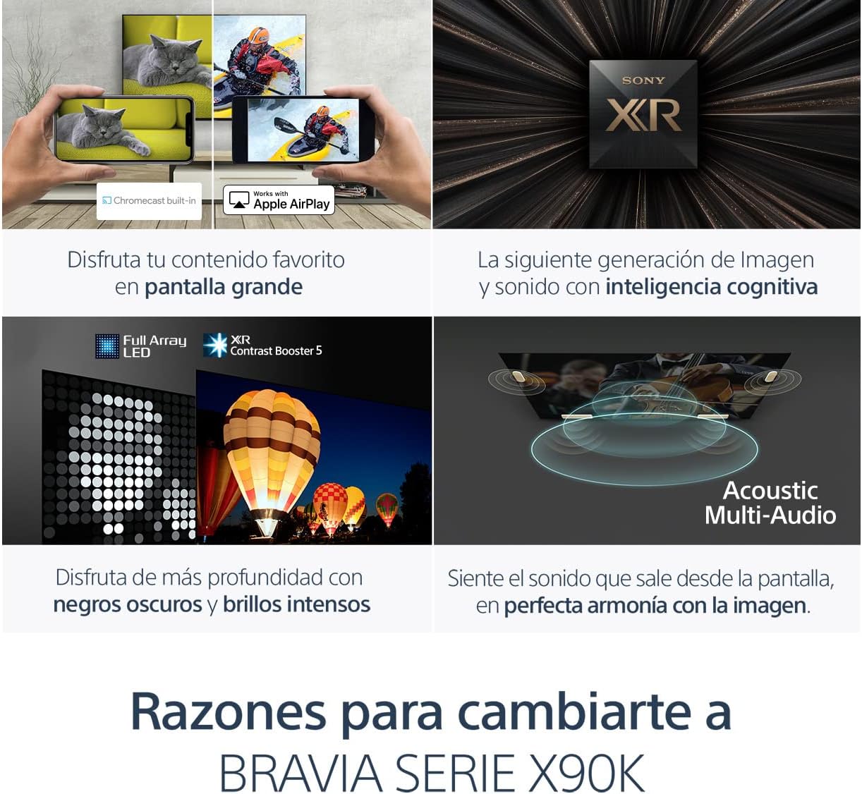 Sony CRT2SNXR75X90K 75" BRAVIA XR 4K Google TV Renewed