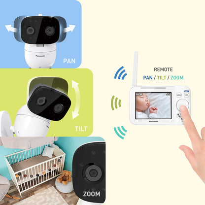 Panasonic KX-HN4101W Long Range Video Baby Monitor