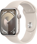 Apple MR973LL/A Watch Series 9 GPS 45mm Starlight Renewed