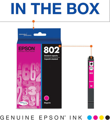 Epson T802320-S 802 Magenta Standard Capacity Ink Cartridge