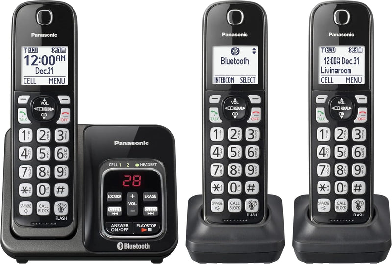 Panasonic KX-TGD563M Cordless Phone with Bluetooth & Answering Machine — main product image