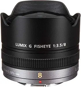 Panasonic H-F008 LUMIX G FISHEYE 8mm F3.5 Lens — main product image