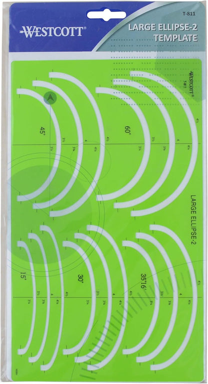 Westcott T-811 Large Ellipse Template Drafting Tool
