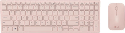 LG 27SR5BF-P Smart Monitor Pink Desktop Combo