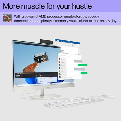 HP 24-cr0032 24" All-in-One PC Ryzen 7 16GB RAM 512GB SSD